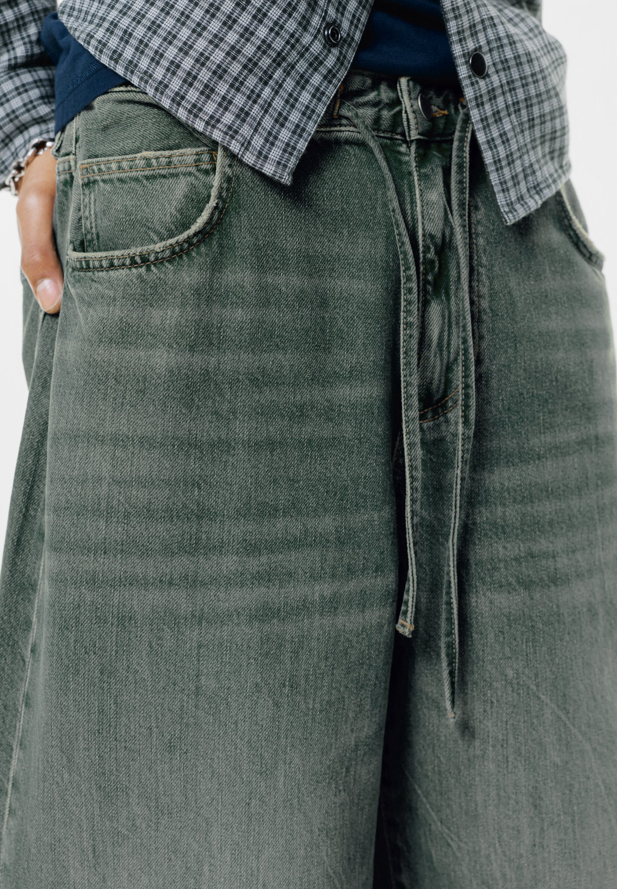 PULL&BEAR SUPER WITH ELASTICATED WAIST