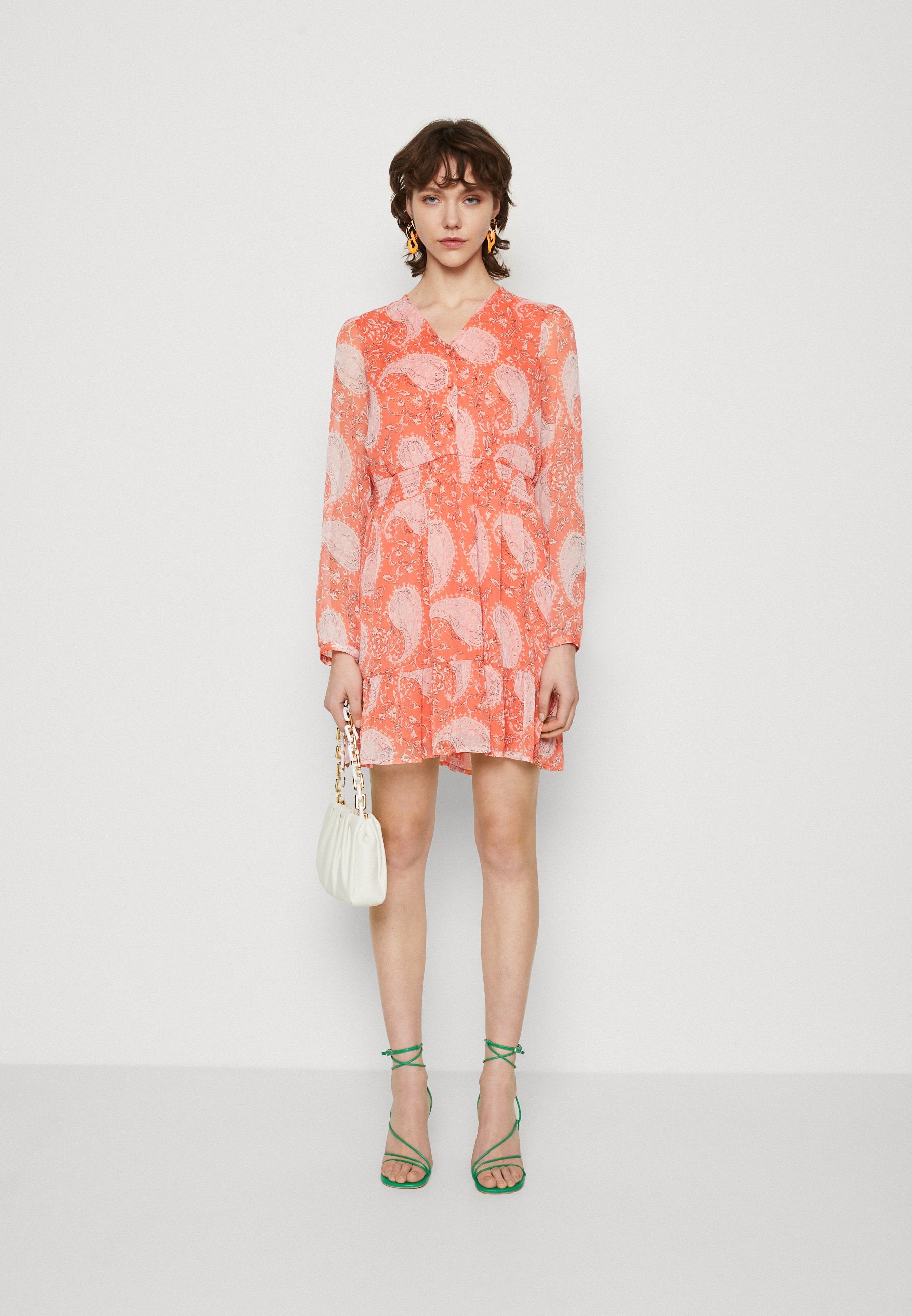 ONLY ONLAVEY V NECK DRESS