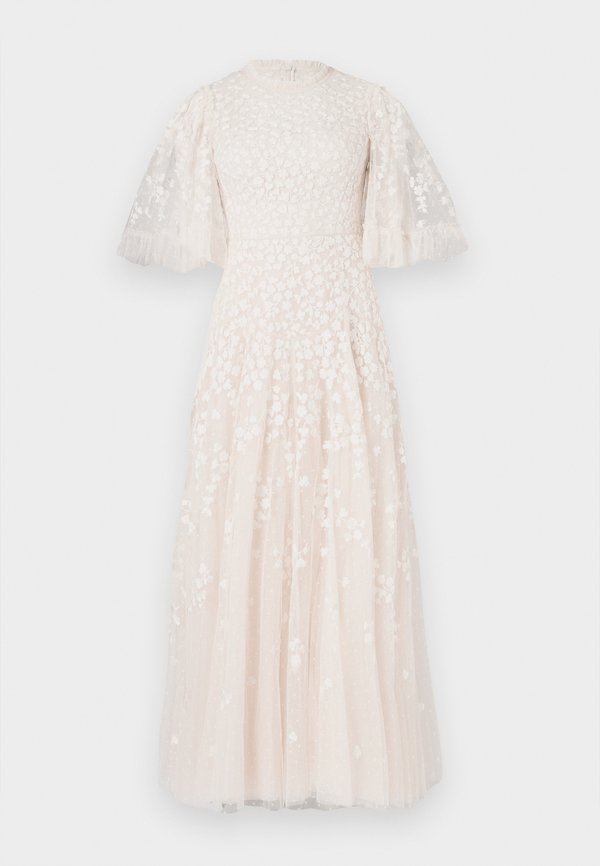Needle & Thread SCATTER BLOSSOM ROUND NECK GOWN