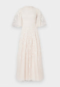 Needle & Thread SCATTER BLOSSOM ROUND NECK GOWN