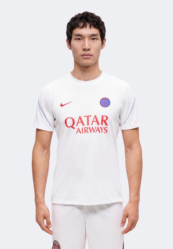 Nike Performance PSG M NK DF STRK SS TOP K - Club wear - white/hyper royal/global red