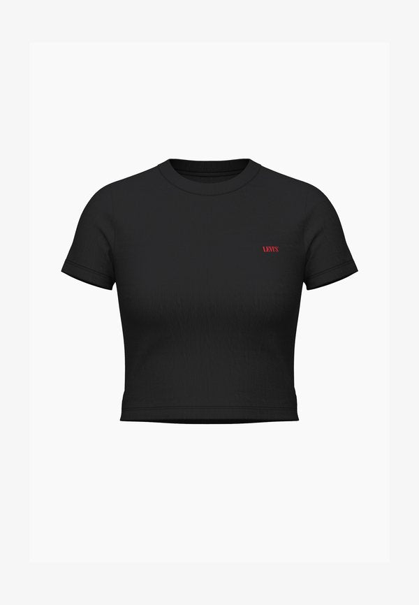 Levi's® ESSENTIAL SPORTY TEE - Print T-shirt - caviar
