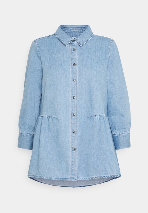 ONLY Denim ONLMARY Denim - Button-down blouse - medium blue denim