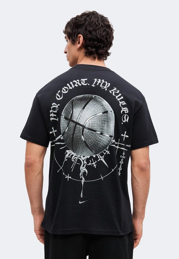 Nike Performance TEE M90 SUMMIT COURT - Print T-shirt - black