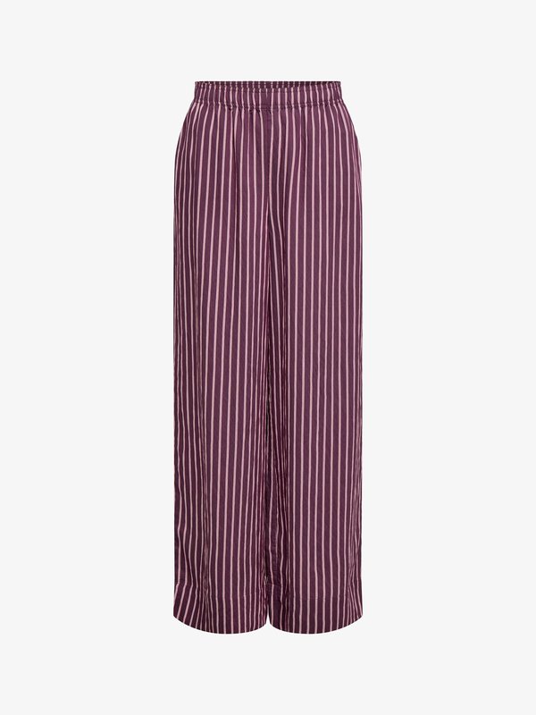 ONLY ONLMELDOLA Wide Leg Fit - Trousers - grape wine