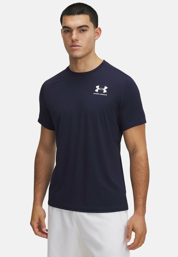 Under Armour HEATGEAR FITTED - Sports T-shirt - midnight navy