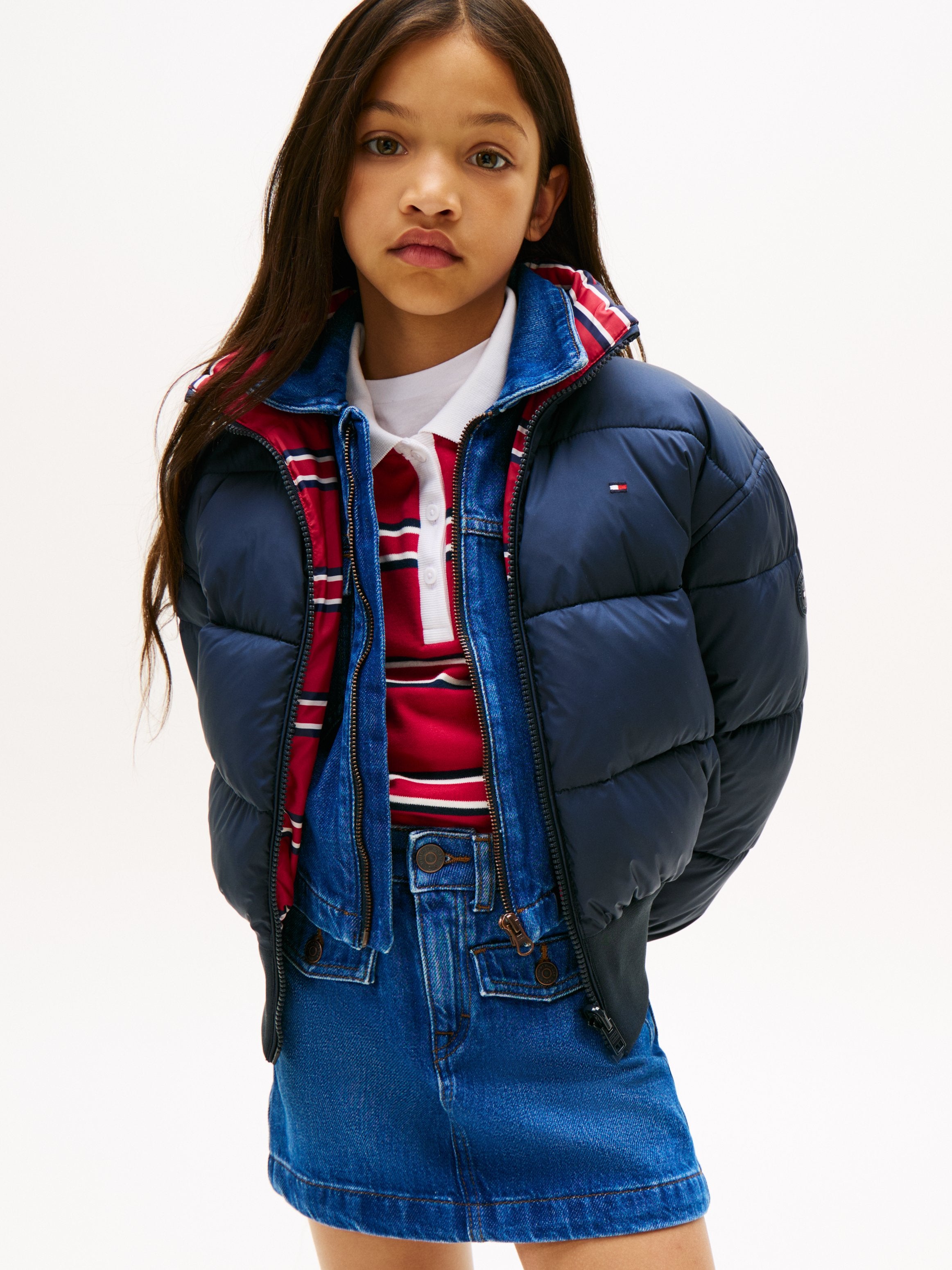 REVERSIBLE STRIPE PUFFER UNISEX Media 3