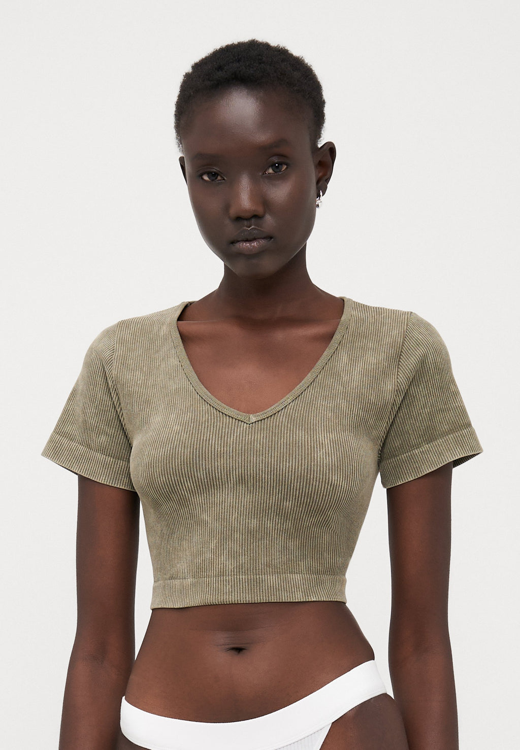 ONLY ONLLEA SEAMLESS STONE V NECK