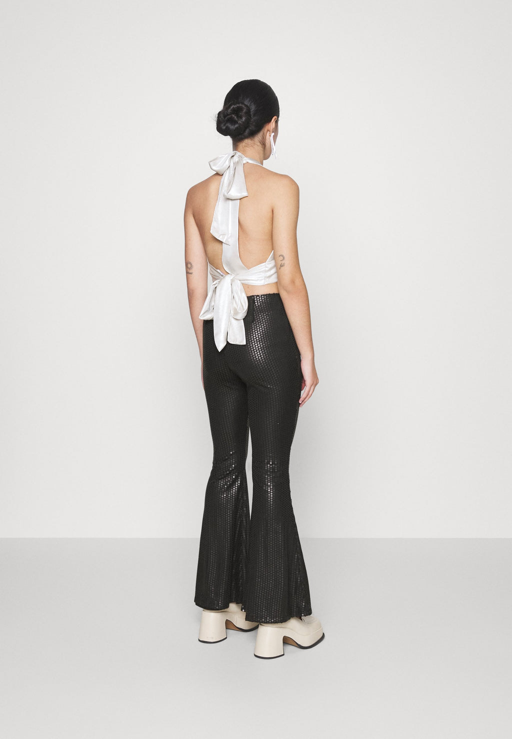 Glamorous Petite SEQUIN FLARES