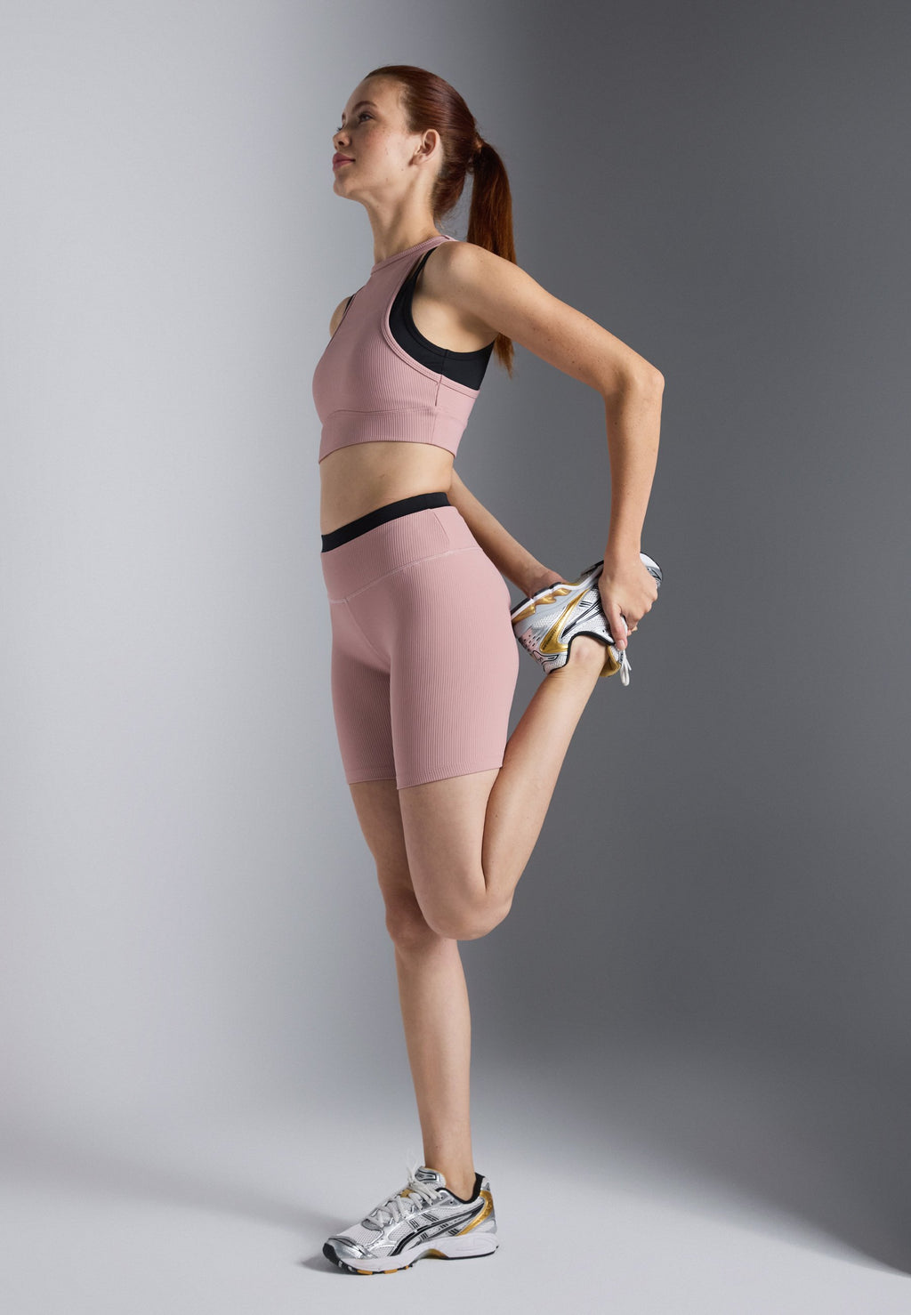 Even&Odd active MID RISE CYCLING SHORTS WITH CONTRAST DOUBLE WAISTBAND