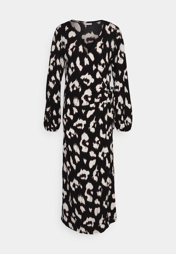 VILA Tall VIPEFFI PERRY WRAP MIDI DRESS