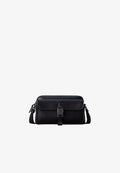 Calvin Klein EMBLEM HW CAMERA BAG - Cross body bag - black