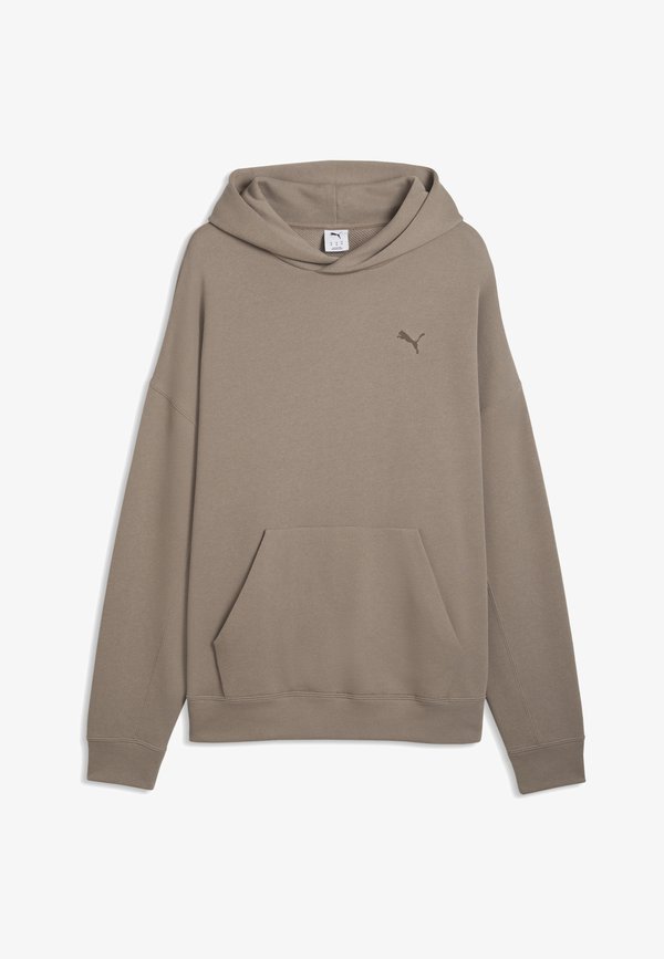 Puma ESSENTIALS OVERSIZED HOODIE - Hoodie - mouse gray