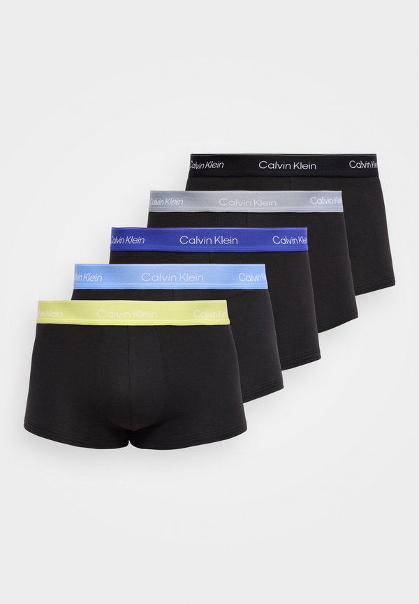 Calvin Klein Underwear LOW RISE TRUNK ICON COTTON STRETCH 5 PACK - Trunks - black/blue/green