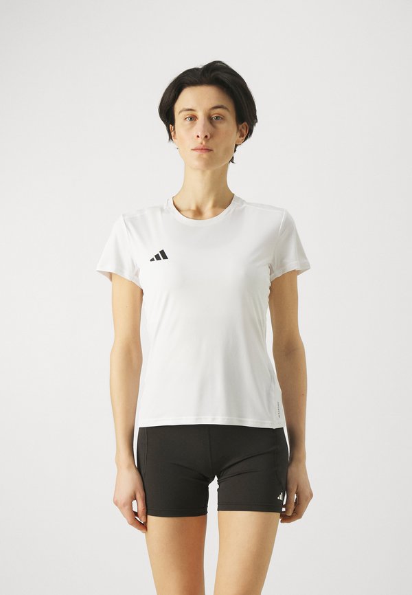 adidas Performance ADIZERO TEE - Sports T-shirt - white