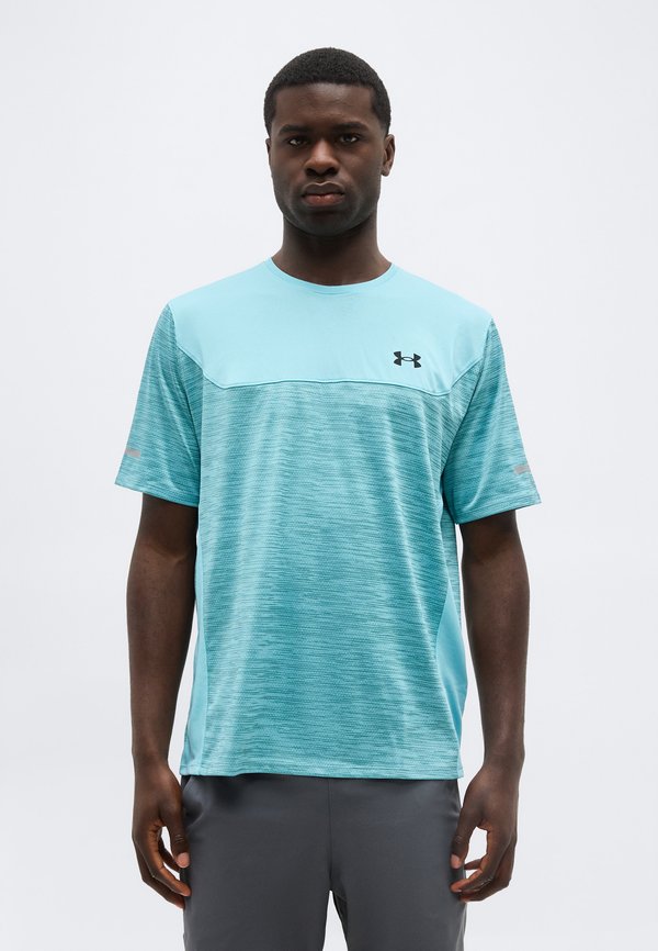 Under Armour UTILITY - Sports T-shirt - blue haze/black