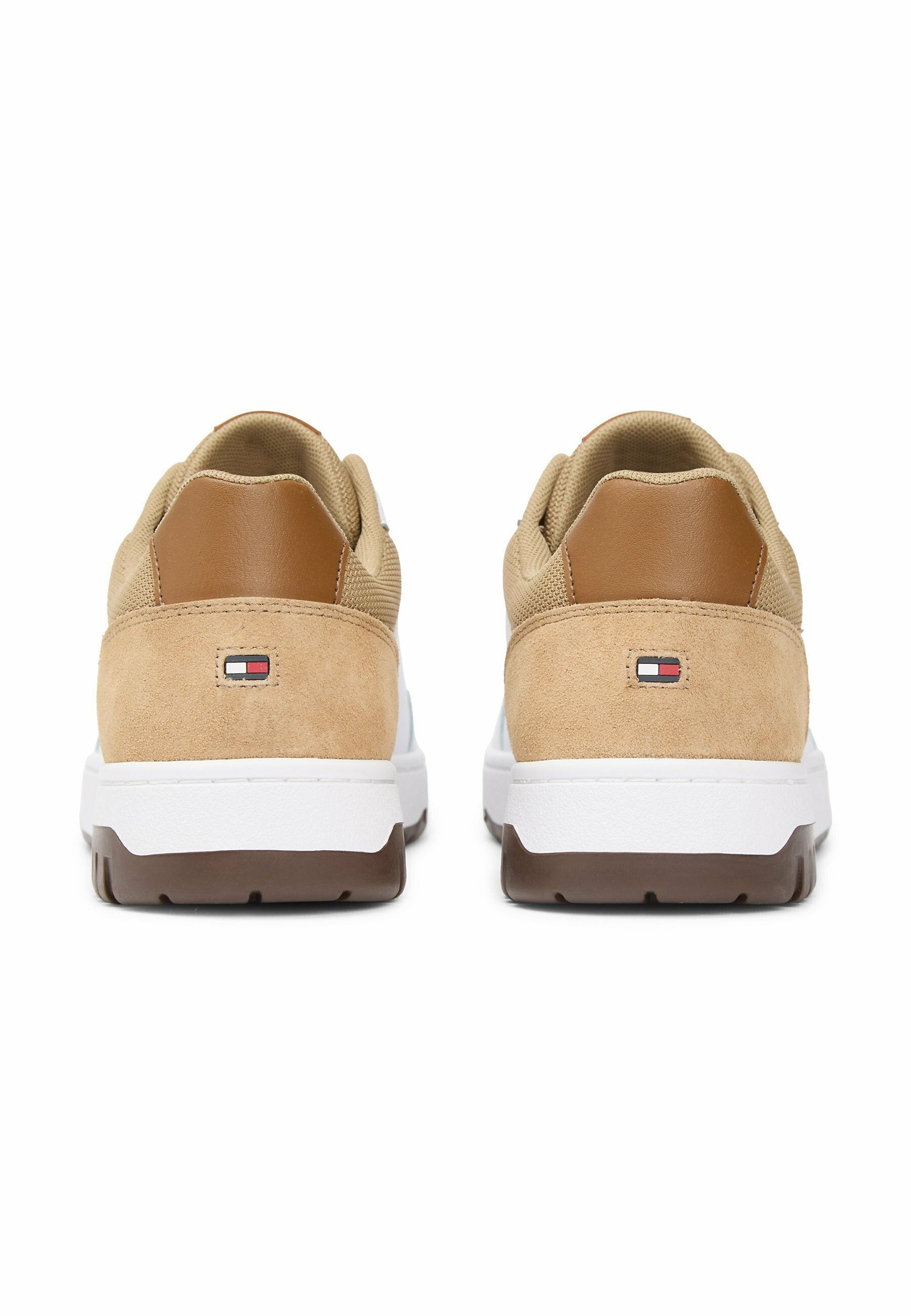 MIXED TEXTURE BASKETBALL TRAINERS WITH LEATHER Media 4