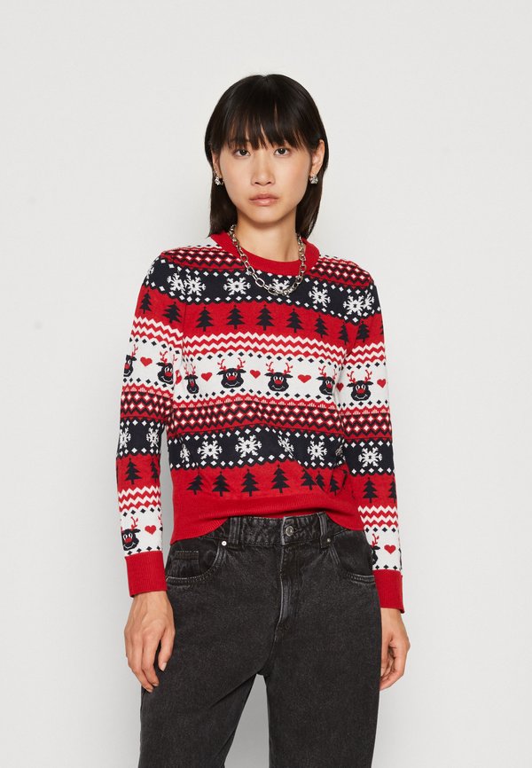 ONLY ONLXMAS REINDEER O NECK BOX