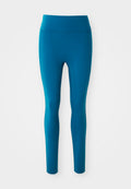 Türaqua Leggings mit hohem Bund, die über eine glatte Textur und ein figurbetontes Design verfügen. Minimalistischer Stil, geeignet für Sportbekleidung.