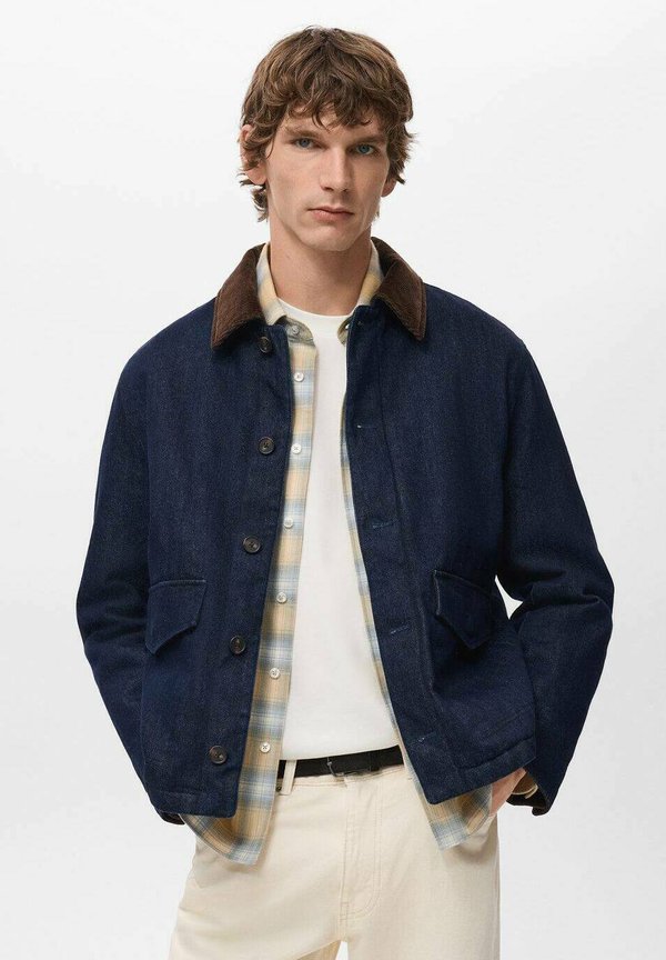 Mango Light jacket - open blue