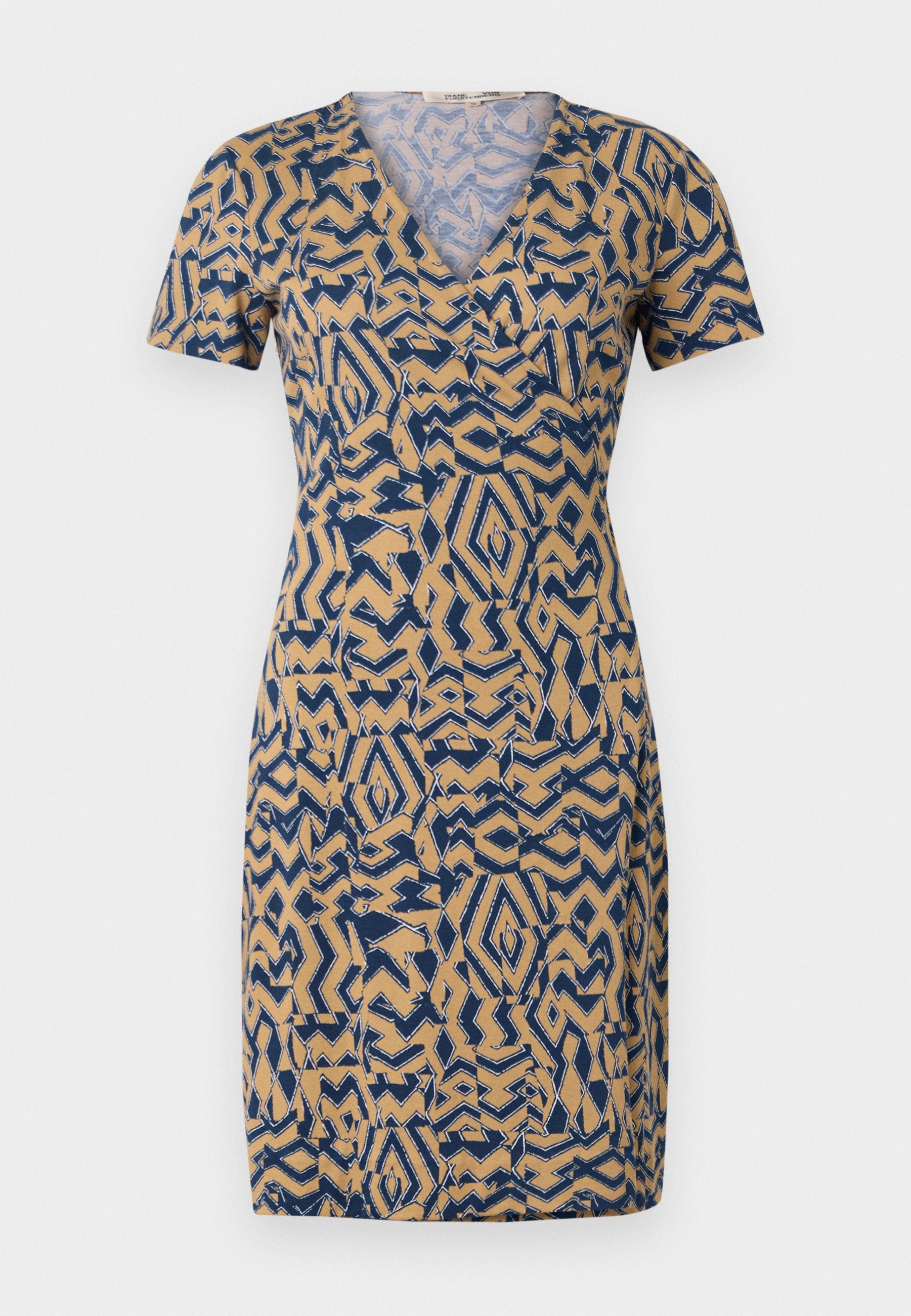 Diane von Furstenberg JULIAN SHORT SLEEVE WRAP DRESS