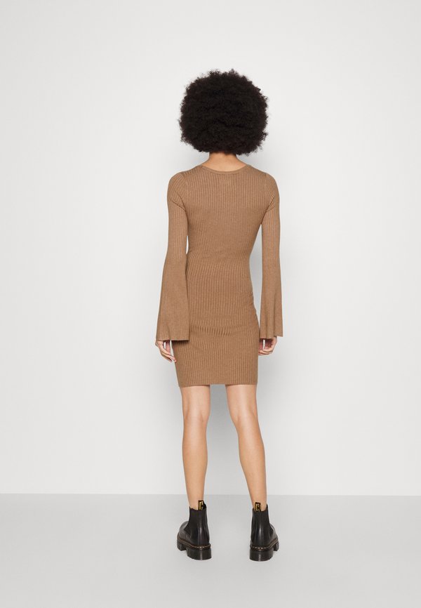 Even&Odd KNIT LOOSE FIT FLARED SLEEVES DRESS