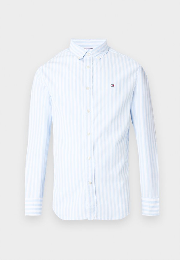 Tommy Hilfiger TH FLEX REGULAR FIT STRIPE POPLIN SHIRT - Shirt - sweet blue