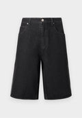 adidas Originals FIREBIRD - Denim shorts - true black denim