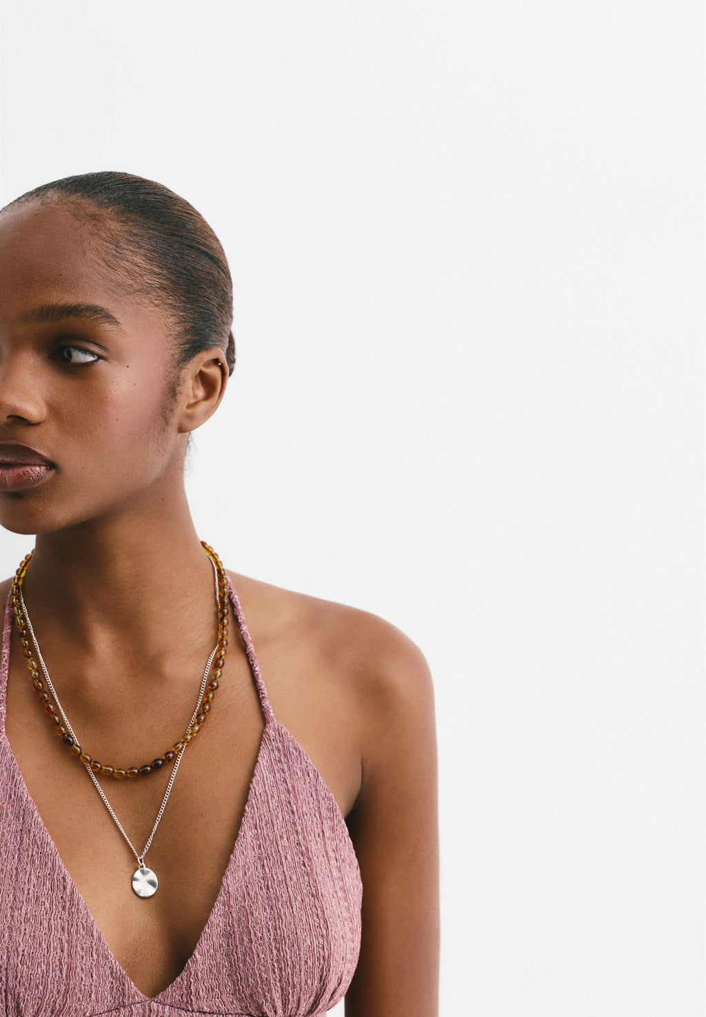 PULL&BEAR CREPE ASYMMETRIC