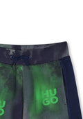 HUGO Kids BERMUDA DE JOGGING IMPRIMÉ