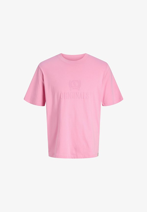 Jack & Jones JORFREDERIKSBERG MONOGRAM TEE - Print T-shirt - prism pink