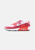 Nike Sportswear AIR MAX 90 - Trainers - peony/white/light crimson/team crimson/black