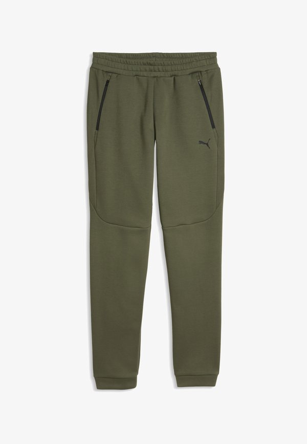 Puma PUMATECH ELEVATED HOSE - Tracksuit bottoms - moss veil