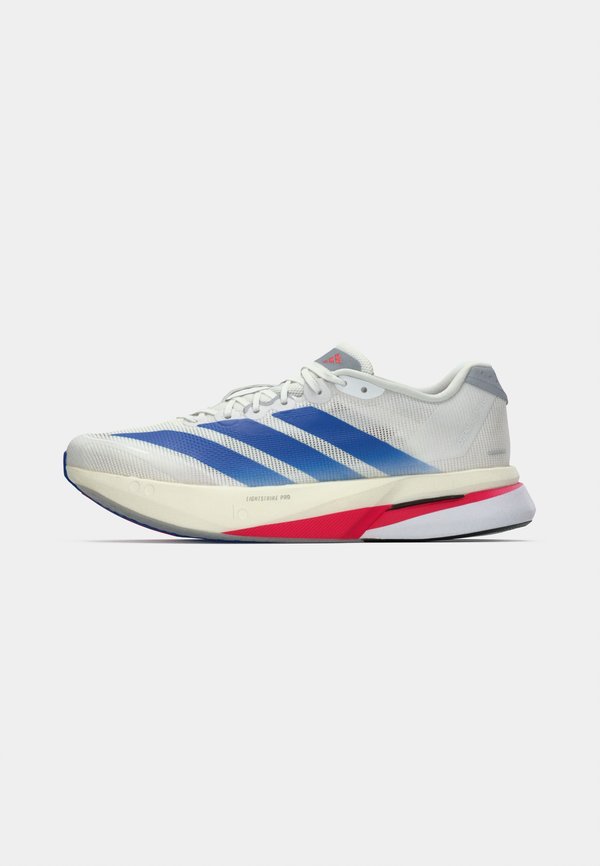 adidas Performance ADIZERO BOSTON 13 M - Road running shoes - footwear white/team royal blue/halo silver-coloured