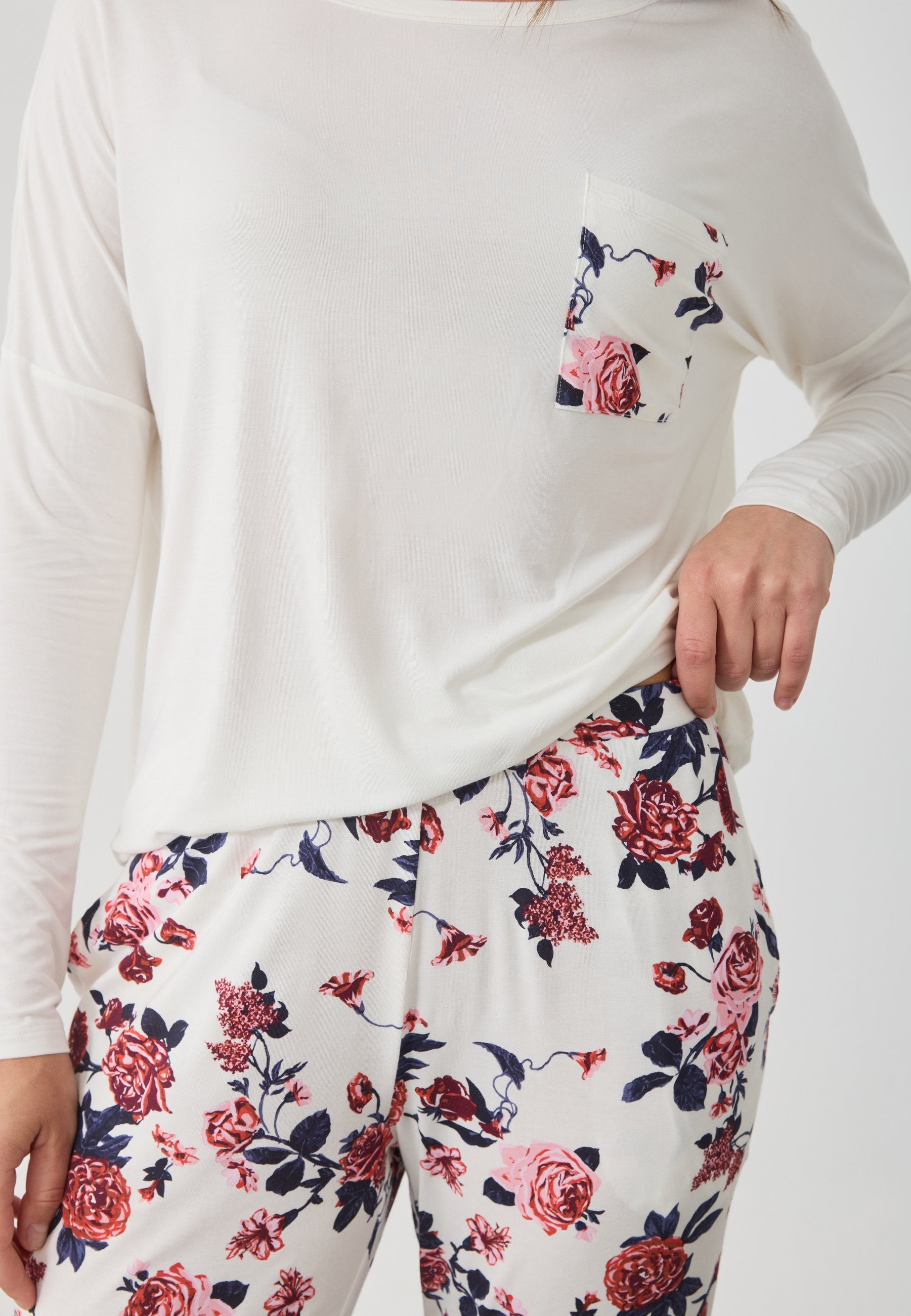 Anna Field FLORAL JERSEY SET