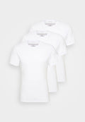 Calvin Klein Underwear 3 PACK T-SHIRTS COTTON MICRO STRETCH TEES - Undershirt - white