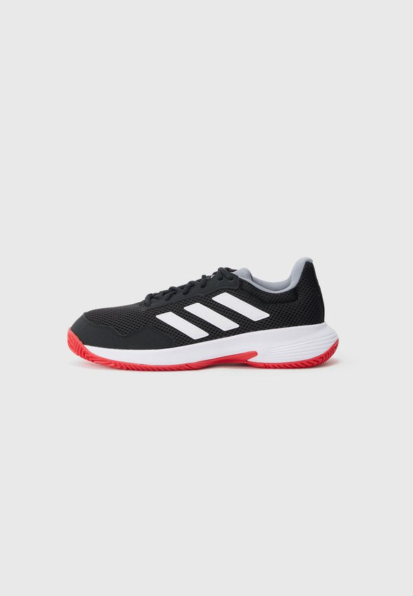 adidas Performance GAME SPEC 2 - Multicourt tennis shoes - core black/white/better scarlet