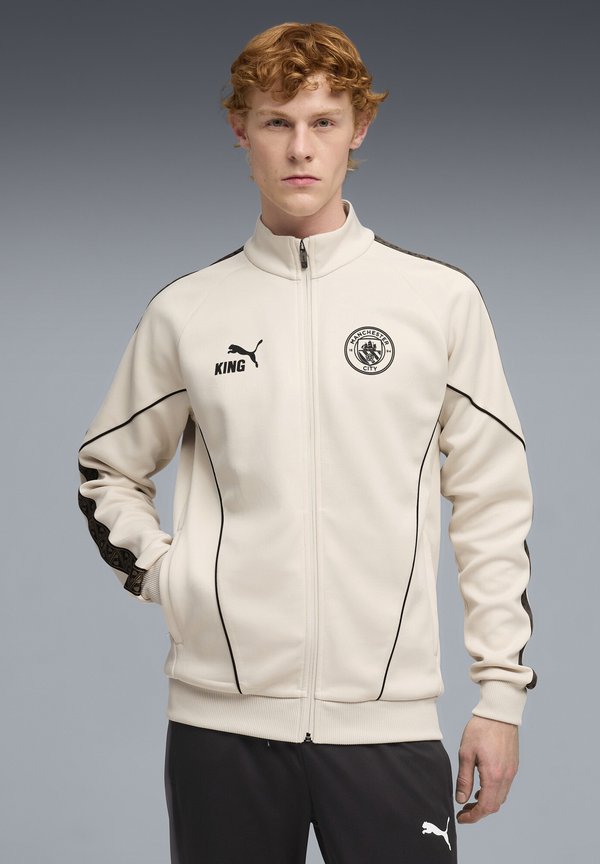 Puma MANCHESTER CITY FC KING ANTHEM - Training jacket - alpine snow flat dark gray