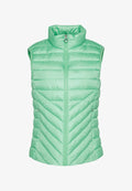 s.Oliver LEICHTE STEPP MIT STEHKRAGEN - Waistcoat - limettengrün