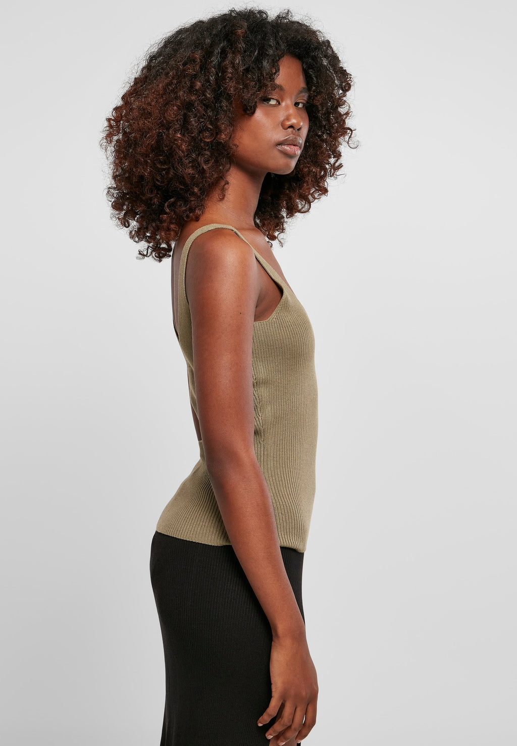 Urban Classics LADIES RIB KNIT TOP