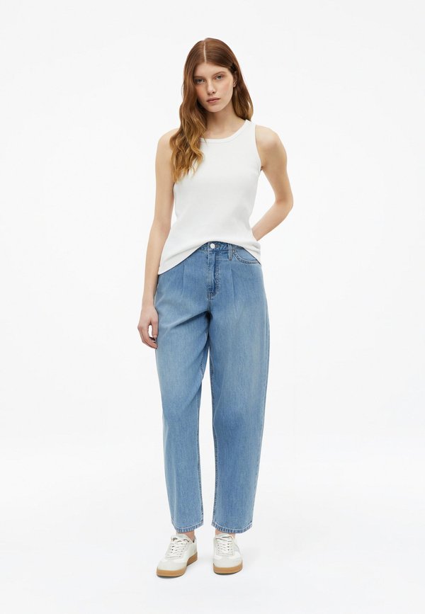 s.Oliver JEANS-HOSE - Baggy Jeans - hellblau