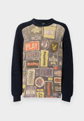 Lyle & Scott FRUIT MACHINE GRAPHIC CREW NECK