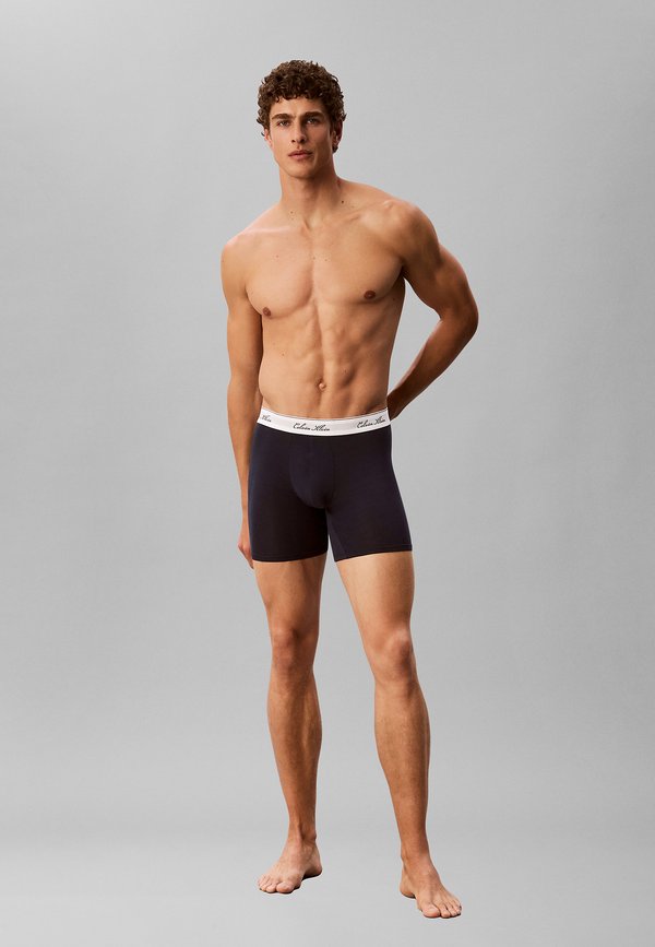 Calvin Klein 3 PACK - Trunks - black grey heather dark