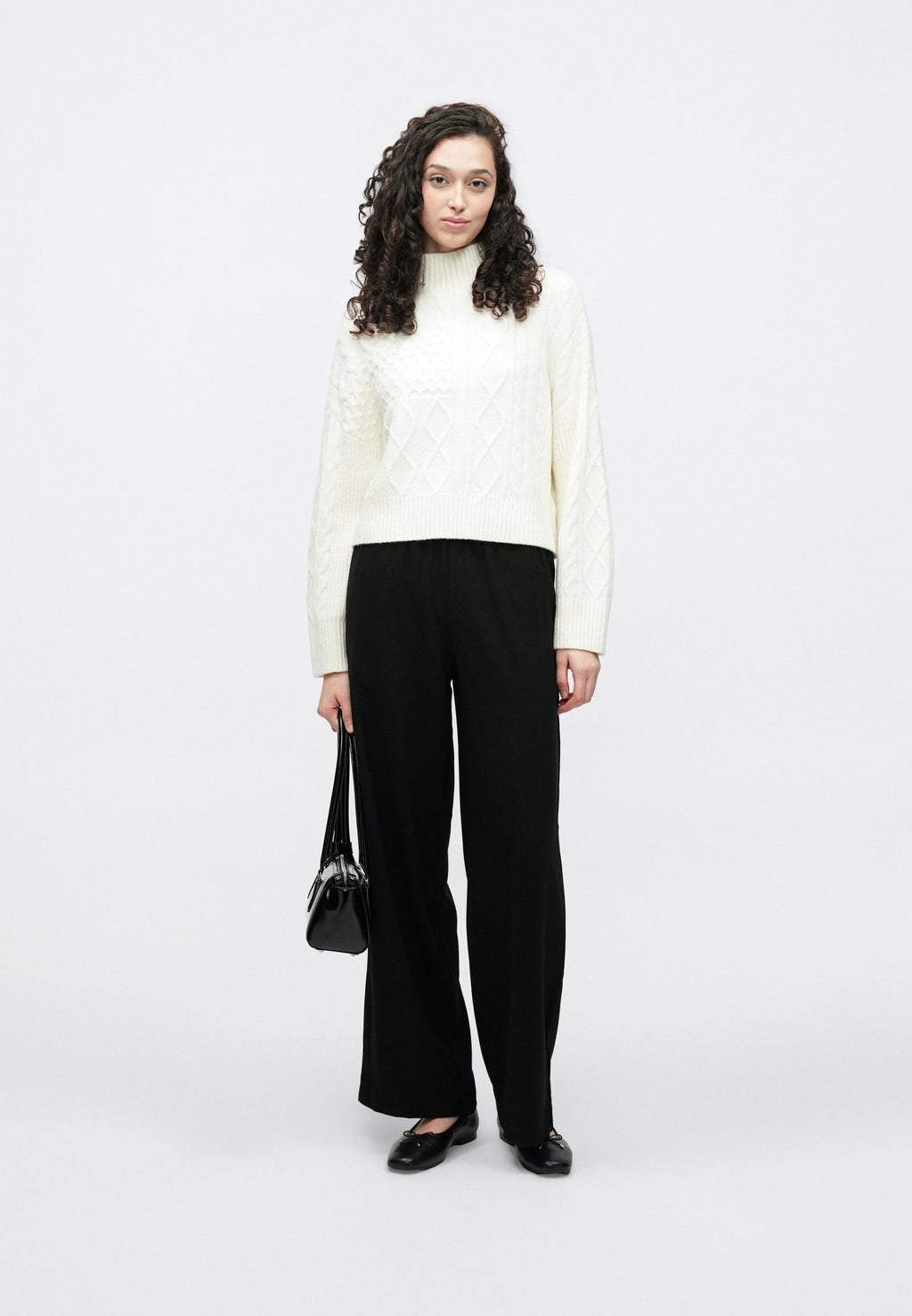Abercrombie & Fitch EASY MOCKNECK JETSTREAM CABLE