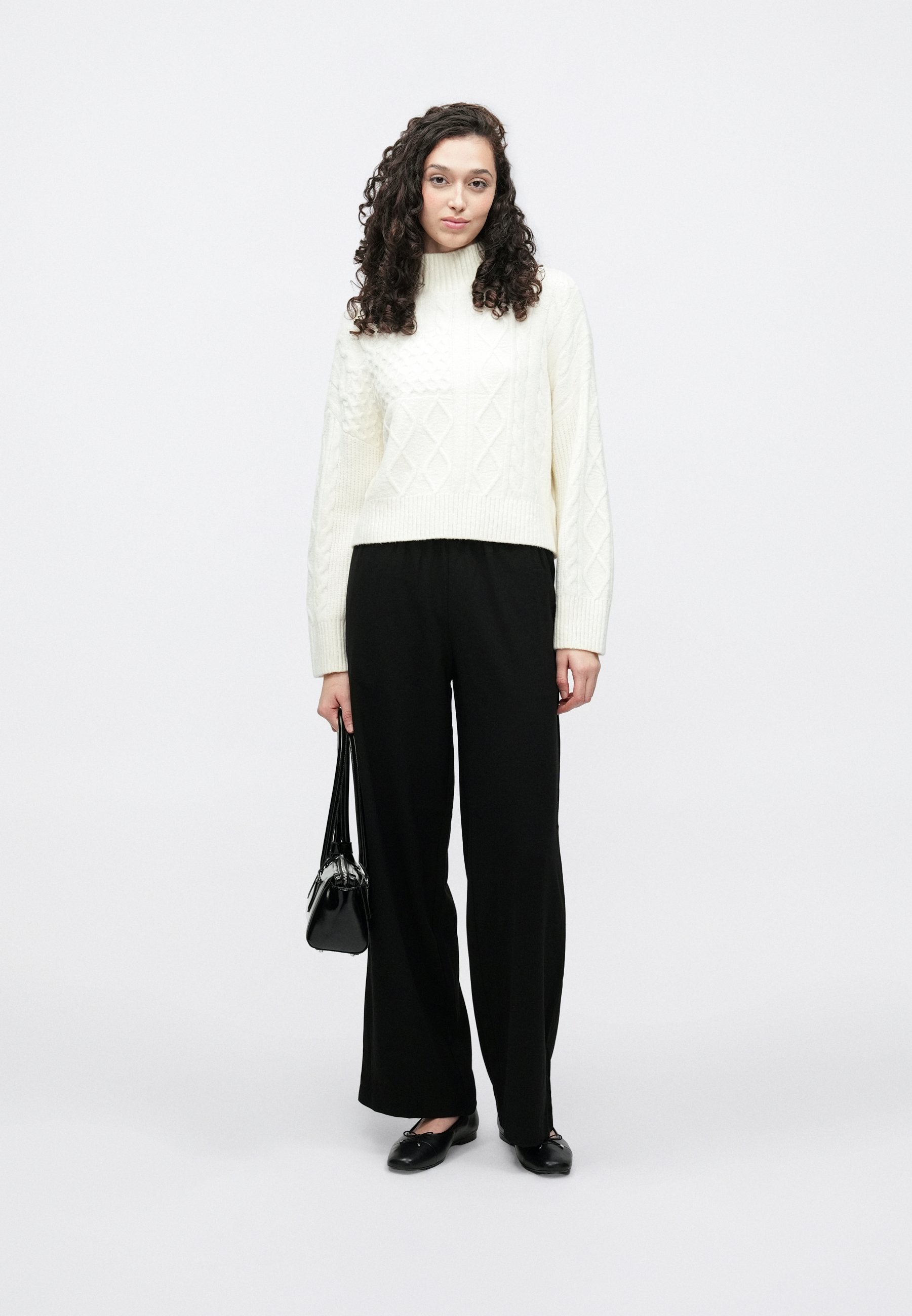 Abercrombie & Fitch EASY MOCKNECK JETSTREAM CABLE