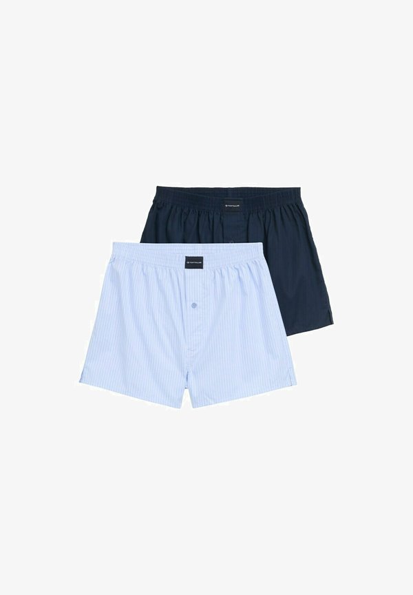 TOM TAILOR 2-PACK - Boxer shorts - blue-light-stripe