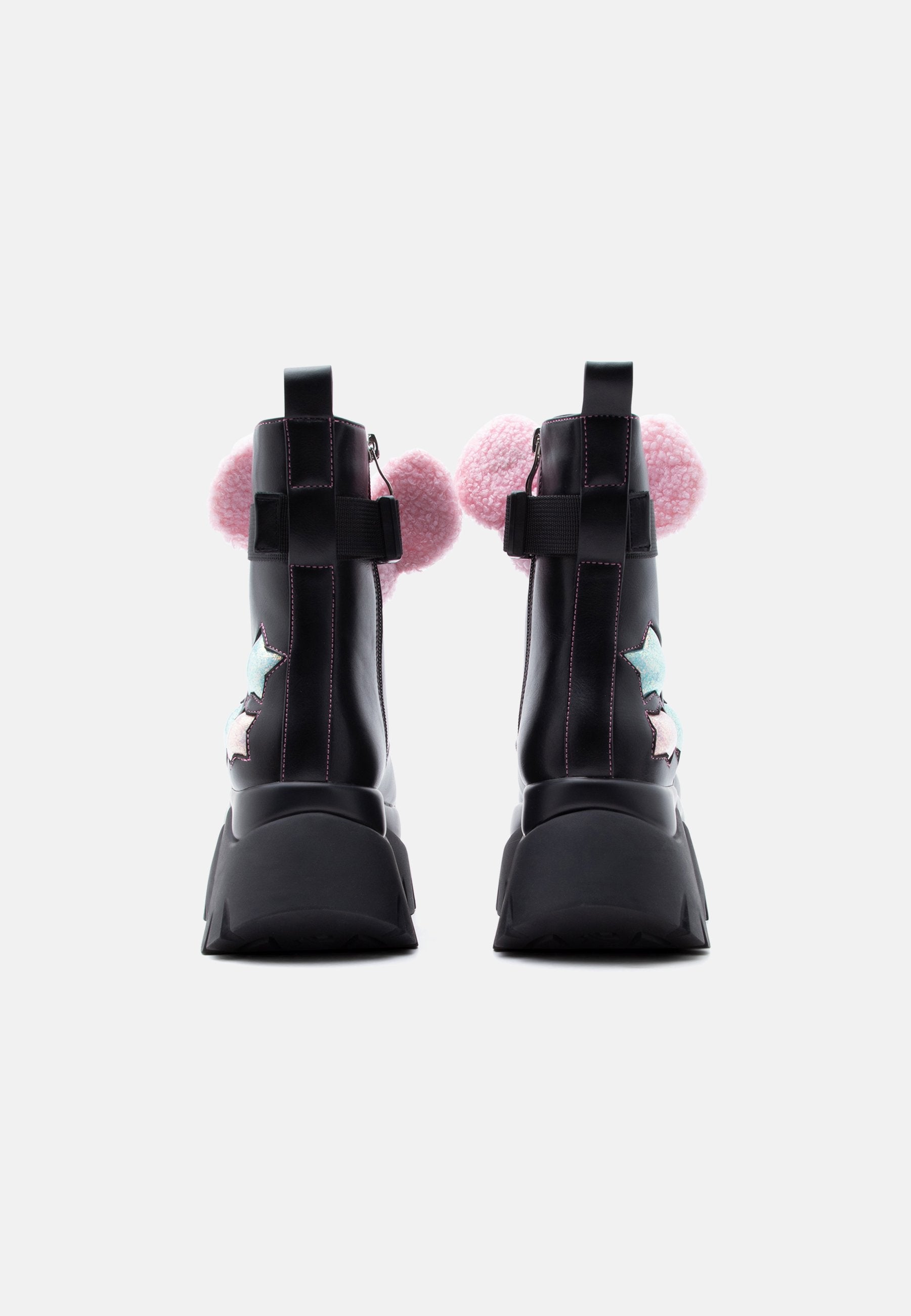 Koi Footwear JAZMIN BEAN X FRUNKROCKER SIDEKICK PLATFORM BOOTS