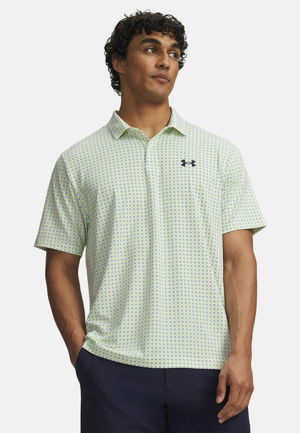 Under Armour MATCHPLAY PRINTED - Polo shirt - white