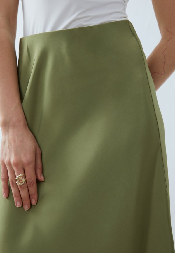 Anna Field SATIN MIDI SKIRT