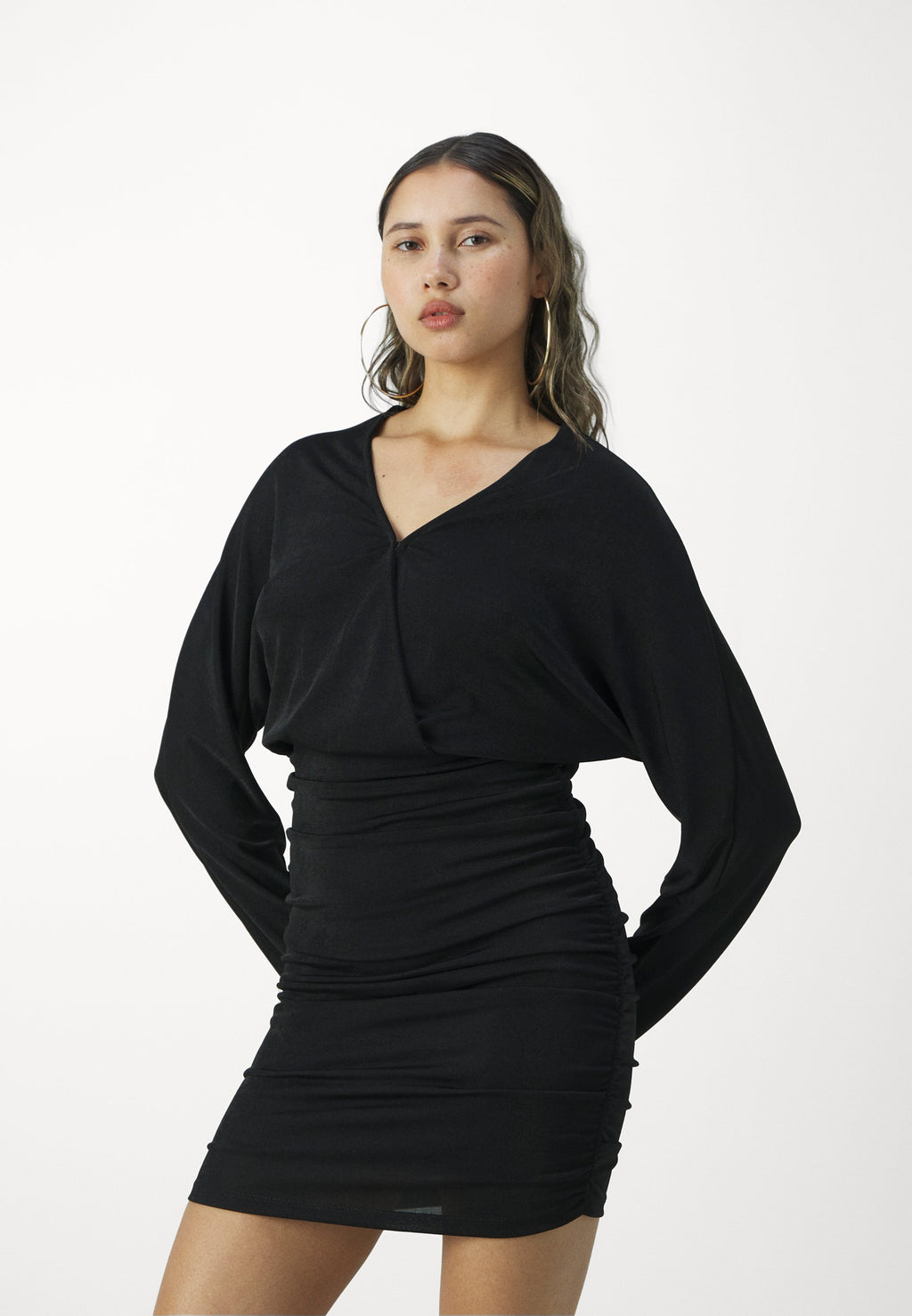 Gina Tricot BUZZY RUCHED DRESS